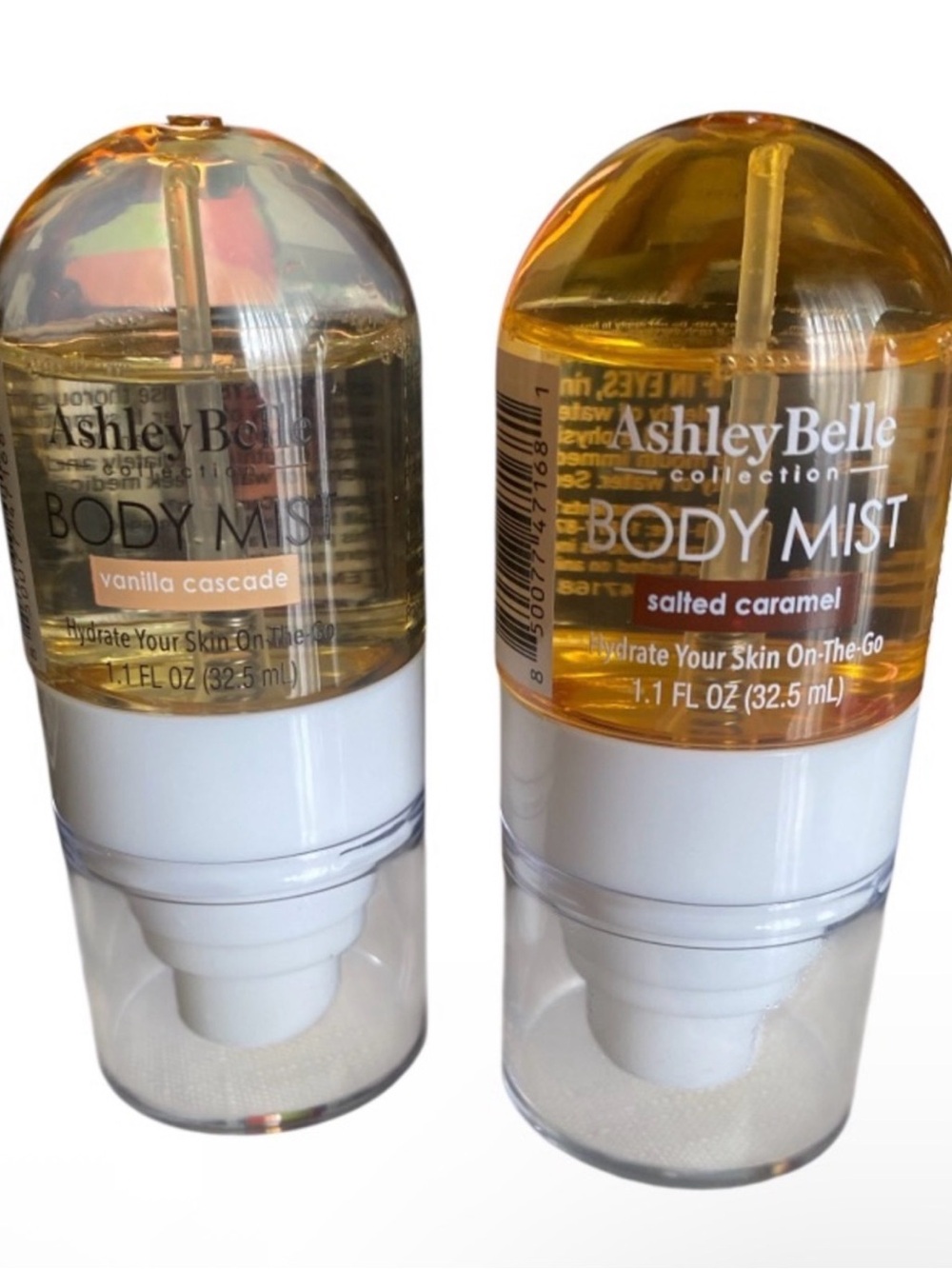 Ashley Belle Body Mist Spray - Salted Caramel and Vanilla Cascade